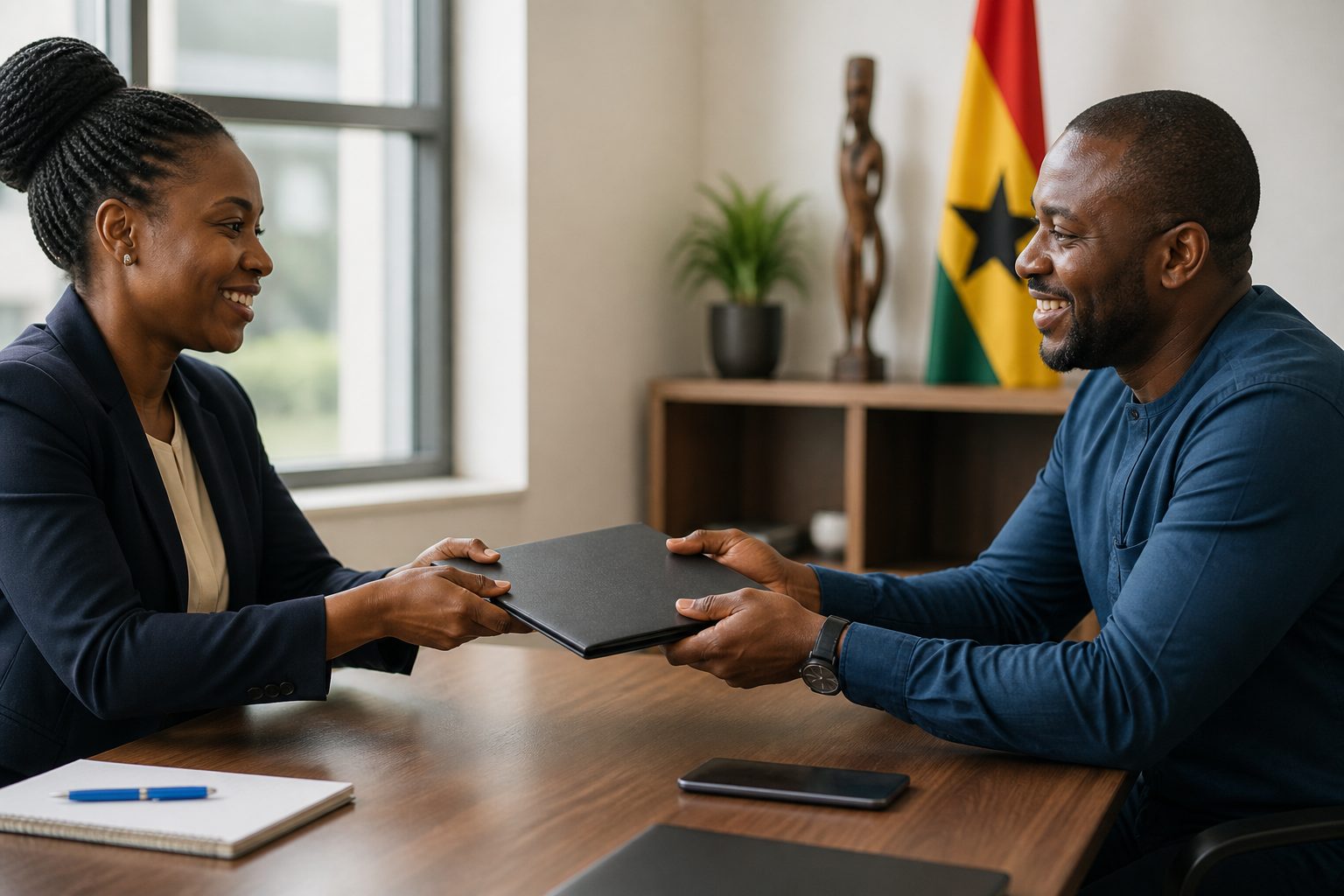 Integrity and transparent partnership in Ghana